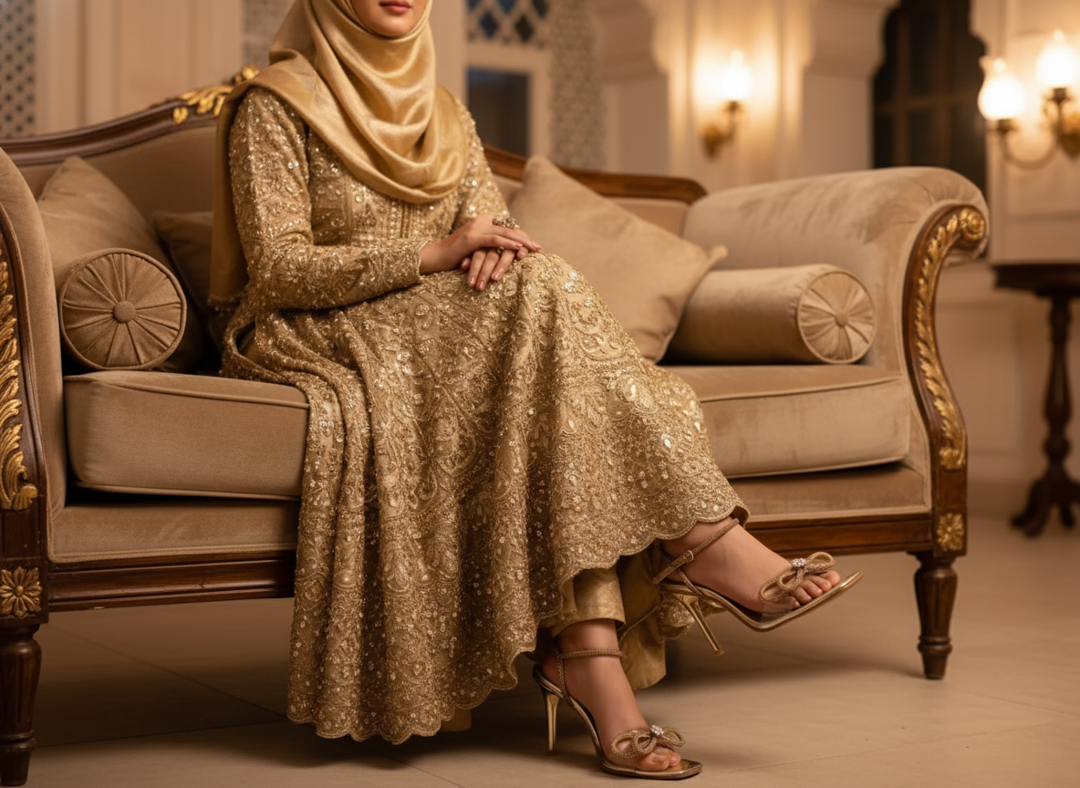 Trancy Pencil Heel - Golden