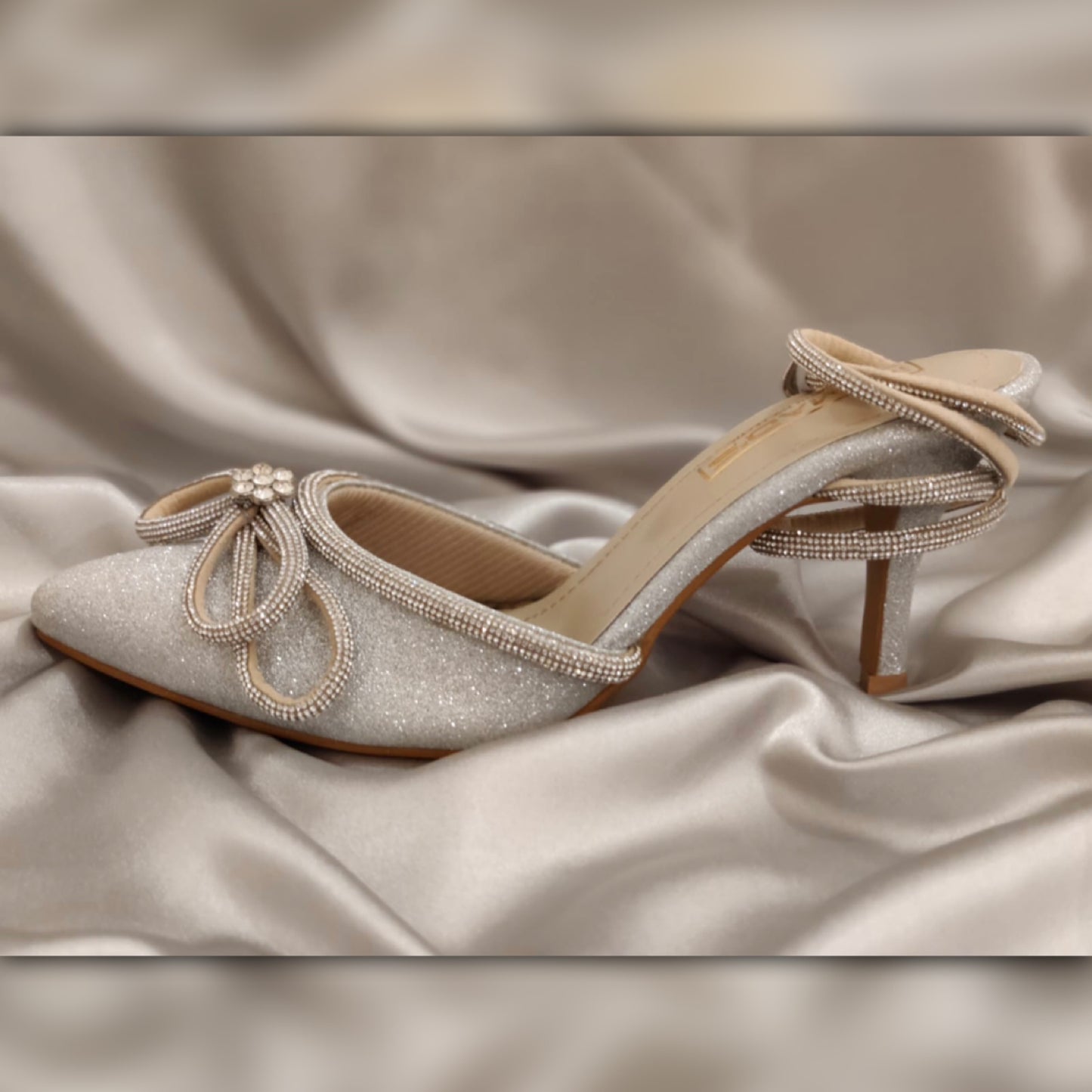 Stripie - Glittery Silver